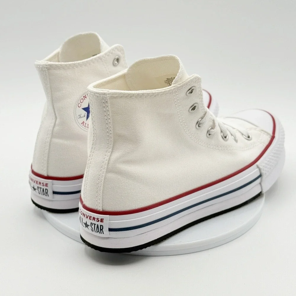 Converse Chuck Taylor All Star Eva Lift High Top Size 5.5 Big Kids White 272856F